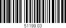 Código de barras (EAN, GTIN, SKU, ISBN): '51199.03'