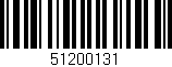 Código de barras (EAN, GTIN, SKU, ISBN): '51200131'