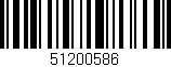 Código de barras (EAN, GTIN, SKU, ISBN): '51200586'