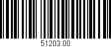 Código de barras (EAN, GTIN, SKU, ISBN): '51203.00'
