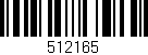 Código de barras (EAN, GTIN, SKU, ISBN): '512165'