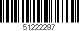 Código de barras (EAN, GTIN, SKU, ISBN): '51222297'