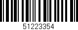 Código de barras (EAN, GTIN, SKU, ISBN): '51223354'