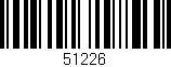 Código de barras (EAN, GTIN, SKU, ISBN): '51226'