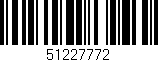 Código de barras (EAN, GTIN, SKU, ISBN): '51227772'