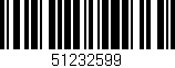 Código de barras (EAN, GTIN, SKU, ISBN): '51232599'