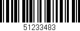 Código de barras (EAN, GTIN, SKU, ISBN): '51233483'