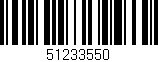 Código de barras (EAN, GTIN, SKU, ISBN): '51233550'