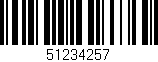 Código de barras (EAN, GTIN, SKU, ISBN): '51234257'