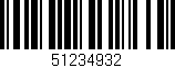 Código de barras (EAN, GTIN, SKU, ISBN): '51234932'