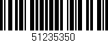 Código de barras (EAN, GTIN, SKU, ISBN): '51235350'