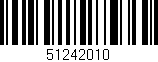 Código de barras (EAN, GTIN, SKU, ISBN): '51242010'