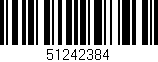 Código de barras (EAN, GTIN, SKU, ISBN): '51242384'