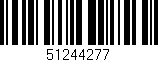 Código de barras (EAN, GTIN, SKU, ISBN): '51244277'