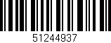 Código de barras (EAN, GTIN, SKU, ISBN): '51244937'
