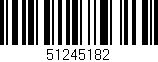 Código de barras (EAN, GTIN, SKU, ISBN): '51245182'