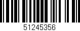 Código de barras (EAN, GTIN, SKU, ISBN): '51245356'