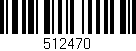 Código de barras (EAN, GTIN, SKU, ISBN): '512470'