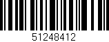 Código de barras (EAN, GTIN, SKU, ISBN): '51248412'