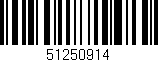 Código de barras (EAN, GTIN, SKU, ISBN): '51250914'