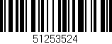 Código de barras (EAN, GTIN, SKU, ISBN): '51253524'