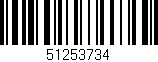 Código de barras (EAN, GTIN, SKU, ISBN): '51253734'