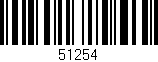 Código de barras (EAN, GTIN, SKU, ISBN): '51254'