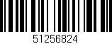 Código de barras (EAN, GTIN, SKU, ISBN): '51256824'