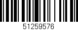 Código de barras (EAN, GTIN, SKU, ISBN): '51259576'