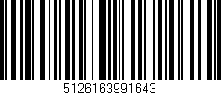 Código de barras (EAN, GTIN, SKU, ISBN): '5126163991643'