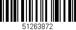Código de barras (EAN, GTIN, SKU, ISBN): '51263872'