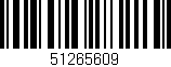 Código de barras (EAN, GTIN, SKU, ISBN): '51265609'