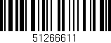 Código de barras (EAN, GTIN, SKU, ISBN): '51266611'