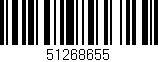 Código de barras (EAN, GTIN, SKU, ISBN): '51268655'