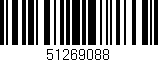 Código de barras (EAN, GTIN, SKU, ISBN): '51269088'