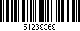 Código de barras (EAN, GTIN, SKU, ISBN): '51269369'