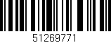 Código de barras (EAN, GTIN, SKU, ISBN): '51269771'