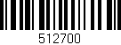 Código de barras (EAN, GTIN, SKU, ISBN): '512700'