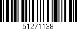 Código de barras (EAN, GTIN, SKU, ISBN): '51271138'