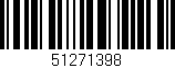 Código de barras (EAN, GTIN, SKU, ISBN): '51271398'