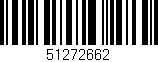 Código de barras (EAN, GTIN, SKU, ISBN): '51272662'