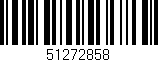Código de barras (EAN, GTIN, SKU, ISBN): '51272858'