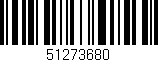 Código de barras (EAN, GTIN, SKU, ISBN): '51273680'