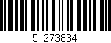 Código de barras (EAN, GTIN, SKU, ISBN): '51273834'