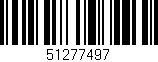 Código de barras (EAN, GTIN, SKU, ISBN): '51277497'