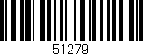 Código de barras (EAN, GTIN, SKU, ISBN): '51279'