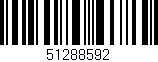 Código de barras (EAN, GTIN, SKU, ISBN): '51288592'
