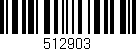 Código de barras (EAN, GTIN, SKU, ISBN): '512903'