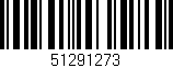 Código de barras (EAN, GTIN, SKU, ISBN): '51291273'