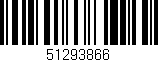 Código de barras (EAN, GTIN, SKU, ISBN): '51293866'